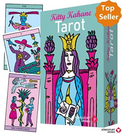 Kitty Kahane Tarot: 78 Tarotkarten mit ausführlicher Anleitung (Tarotkarten Deutsch) von Königsfurt-Urania